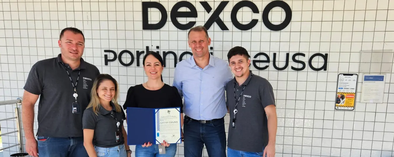 DEXCO recebe certificado de conformidade de produto