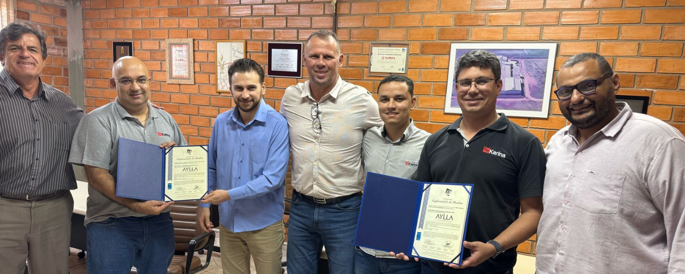 CCB entrega certificados de conformidade de produto na Karina Revestimentos