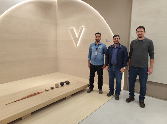 Analistas do CCB realizam visita técnica à Cerâmica Villagres