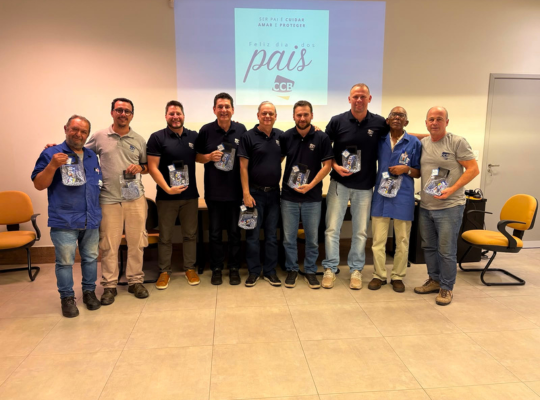 CCB celebra o Dia dos Pais com momento especial para os colaboradores